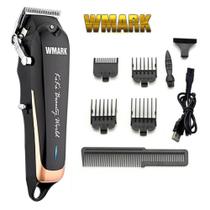 Maquina De Cortar Cabelo Wmark Ng 103 Plus Profissional