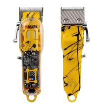 Maquina De Cortar Cabelo Wmark Ng 411 Amarelo Profissional bivolt Maquina De Cortar Cabelo Wmark Ng 411 Amarelo Profissional bivolt