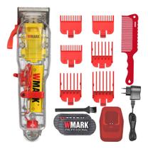 Maquina de Cortar Cabelo Wmark NG108 Pro Profissional