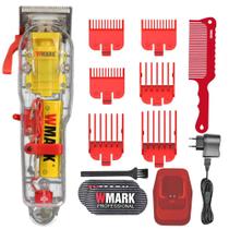 Maquina de Cortar Cabelo Wmark NG108 Pro Profissional