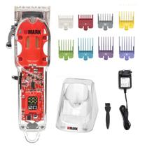 Maquina De Cortar Cabelo Wmark Ng407 Transparente Com Base Maquina De Cortar Cabelo Wmark Ng407 Transparente Com Base