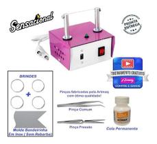 Máquina De Cortar Fita + Kit Pinças + Cola - Kit Luz