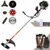 Máquina de Cortar Grama À Gasolina Terra GRH520 52cc 2,5HP 6.500rpm Ideal Para Todos os Tipos de Trabalhos Completa Com Lâminas 2 Pontas, 3 Pontas, 6 Pontas, 40 Dentes, 80 Dentes e Carretel de Nylon Máquina de Cortar Grama À Gasolina Terra GRH520 52cc 2,5HP 6.500rpm Ideal Para Todos os Tipos de Trabalhos Completa Com Lâminas 2 Pontas, 3 Pontas, 6 Pontas, 40 Dentes, 80 Dentes e Carretel de Nylon