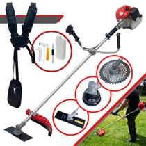 Máquina de Cortar Grama Lateral À Gasolina Anmax CG430P-TB 43cc 2HP de Potência 9.000rpm Roçadeira Com 3 Opções de Cortes, Carretel Nylon + Lâmina 2 Pontas + Lâmina Extra Circular 40 Dentes Máquina de Cortar Grama Lateral À Gasolina Anmax CG430P-TB 43cc 2HP de Potência 9.000rpm Roçadeira Com 3 Opções de Cortes, Carretel Nylon + Lâmina 2 Pontas + Lâmina Extra Circular 40 Dentes