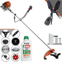 Máquina de Cortar Grama Lateral À Gasolina Tekna RL520ACNTK 52cc 2HP de Potência 9.000rpm Roçadeira Completa Com 8 Opções de Cortes + ÓLEO STIHL Máquina de Cortar Grama Lateral À Gasolina Tekna RL520ACNTK 52cc 2HP de Potência 9.000rpm Roçadeira Completa Com 8 Opções de Cortes + ÓLEO STIHL