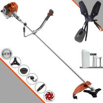 Máquina de Cortar Grama Profissional À Gasolina Tekna RL430ACNTK 2 Tempos 43cc 1,7HP 9.000rpm Roçadeira Completa Multifunções Com 6 Opções de Cortes Máquina de Cortar Grama Profissional À Gasolina Tekna RL430ACNTK 2 Tempos 43cc 1,7HP 9.000rpm Roçadeira Completa Multifunções Com 6 Opções de Cortes
