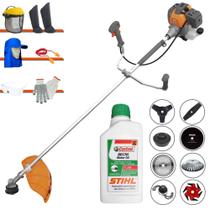 Máquina de Cortar Grama Profissional À Gasolina Tekna RL430P 43cc 1,7HP 10.000rpm Roçadeira Completa Com 8 Opções de Cortes + EPI + ÓLEO STIHL 2T Máquina de Cortar Grama Profissional À Gasolina Tekna RL430P 43cc 1,7HP 10.000rpm Roçadeira Completa Com 8 Opções de Cortes + EPI + ÓLEO STIHL 2T