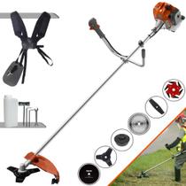 Máquina de Cortar Grama Profissional À Gasolina Tekna RL520ACNTK 2T 52cc 2HP 9.000rpm Roçadeira Completa Multifuncional Com 6 Opções de Cortes