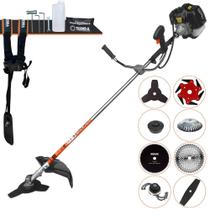 Máquina de Cortar Grama Terra GRH430 43cc 1,7HP Ideal Para Todos os Tipos de Trabalhos Completa Com Lâminas 2 Pontas, 3 Pontas, 6 Pontas, 40 Dentes, 80 Dentes, Trimmer, Escova de Aço e Carretel Nylon Máquina de Cortar Grama Terra GRH430 43cc 1,7HP Ideal Para Todos os Tipos de Trabalhos Completa Com Lâminas 2 Pontas, 3 Pontas, 6 Pontas, 40 Dentes, 80 Dentes, Trimmer, Escova de Aço e Carretel Nylon