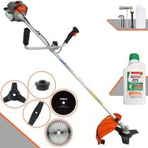 Máquina de Cortar Grama Vulcan VR330P 33cc 1,2HP Roçadeira 5 Em 1 Com Guidão Anti-Vibração Carretel de Nylon + Lâmina 2 Pontas + Lâmina 3 Pontas + Lâmina 40 Dentes + Lâmina 80 Dentes + ÓLEO STIHL 2T Máquina de Cortar Grama Vulcan VR330P 33cc 1,2HP Roçadeira 5 Em 1 Com Guidão Anti-Vibração Carretel de Nylon + Lâmina 2 Pontas + Lâmina 3 Pontas + Lâmina 40 Dentes + Lâmina 80 Dentes + ÓLEO STIHL 2T