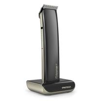 Maquina de Cortar Pritech Cabelo Aparador de Barba Elétrico Preto Maquina de Cortar Pritech Cabelo Aparador de Barba Elétrico Preto