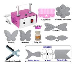 Máquina De Cortar Selar Fitas Moldes Laços Cola Flor - K32