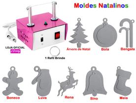 Máquina De Cortar Selar Fitas Moldes Natal Natalinos