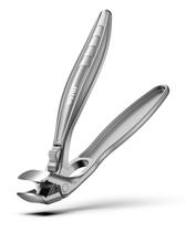 Máquina de cortar unhas BEZOX Curved para idosos com fechadura de segurança prateada