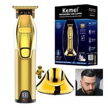 Maquina De Corte Cabelo Acabamento Profissional Hair Clipper Kemei I32S Maquina De Corte Cabelo Acabamento Profissional Hair Clipper Kemei I32S