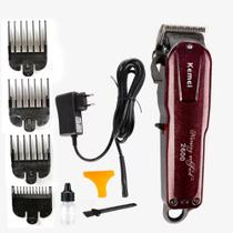Maquina De Corte Cabelo Barba Profissional Sem Fio 9W Cordless Kemei Km-2600 Bivolt Maquina De Corte Cabelo Barba Profissional Sem Fio 9W Cordless Kemei Km-2600 Bivolt