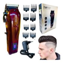 Máquina De Corte Cabelo Sem Fio 5w Hairstar Bivolt Km-209 Máquina De Corte Cabelo Sem Fio 5w Hairstar Bivolt Km-209
