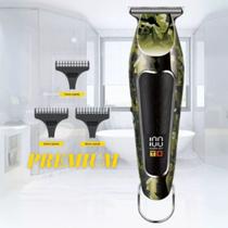 Máquina de Corte Camuflada Design Único, Recarregável e com Entrada USB