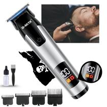 Máquina de Corte e Aparador Profissional Compacto, Sem Fio, Recarregável e com Bateria de Longa Duração para Cabelo e Barba