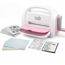 Máquina de Corte e Relevo Genron Craft 6" com Alça Dobrável, Rosa Máquina de Corte e Relevo Genron Craft 6" com Alça Dobrável, Rosa