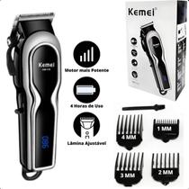 Máquina De Corte Profissional Kemei Km-119 Display Digital Máquina De Corte Profissional Kemei Km-119 Display Digital