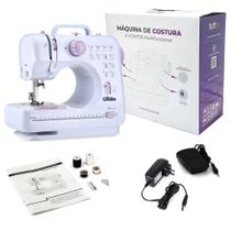 Máquina de Costura 12 Pontos Doméstica Semi Profissional Importway