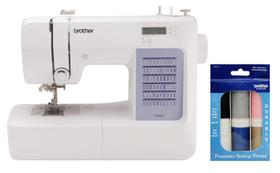 Máquina de costura Brother CS5055 LCD computadorizada de 60 pontos