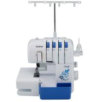 Máquina de Costura Brother Overloque LED 110V Branca/Azul - 3534DT Máquina de Costura Brother Overloque LED 110V Branca/Azul - 3534DT