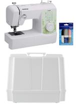 Máquina de Costura Brother SM2700 com 27 Pontos, Braço Livre e Estojo Rígido de Plástico, Kit com 6 Linhas Premium Incluso Máquina de Costura Brother SM2700 com 27 Pontos, Braço Livre e Estojo Rígido de Plástico, Kit com 6 Linhas Premium Incluso