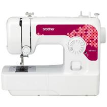 Máquina de Costura Brother VX1445 Rosa Doméstica 14 Pontos com Aula Ensinando Usar
