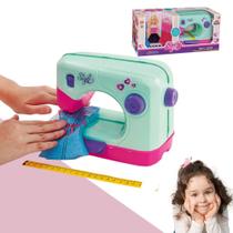 Máquina de Costura de Brinquedo com Roupinha e Acessórios Menina