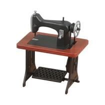 Máquina De Costura De Madeira Para Decoração De Casa De Bonecas Em Miniatura Para Meninas Com