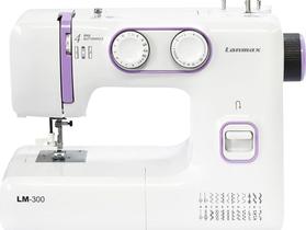 Máquina de Costura Doméstica Portátil Lanmax Bivolt 24 Pontos Servo Motor Potência 100w Costura Jean