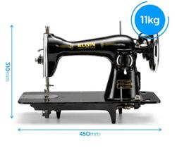 Máquina de Costura Elgin B3 Pretinha Reta Portátil - Sem motor