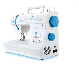 Máquina De Costura Elgin Jx-4035 Genius Plus 31 Pontos Cor Branco