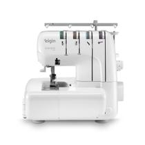 Máquina De Costura Elgin Overlock 2000 Portátil Branca 127v