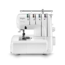 Máquina De Costura Elgin Overlock 2000 Portátil Branca 220v