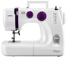 Máquina de Costura Elgin Prátika Jx-2051 9 Pontos Completa C/ Pedal e Acessórios - Costura Jeans