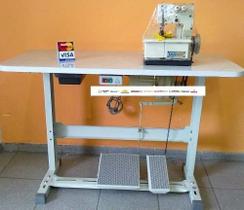 Máquina de Costura Galoneira Semi-Industrial Completa, 2 Agu - Bracob Máquina de Costura Galoneira Semi-Industrial Completa, 2 Agu - Bracob