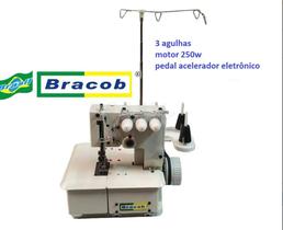 Máquina de Costura Galoneira Semi Industrial Portátil Bracob 3 Agulhas Máquina de Costura Galoneira Semi Industrial Portátil Bracob 3 Agulhas