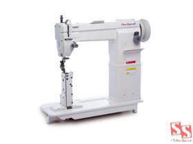 Máquina de Costura Industrial de Coluna, 1 Agulha, Transp. Simples, Lanç. Pequena, 2000ppm, SS810W