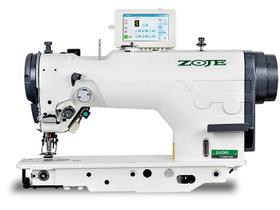 Máquina de Costura Industrial Zig Zag Eletrônica Simples c/ Direct Drive, 1 Agulha, Corte de Linha, 5000ppm, ZJ2290S