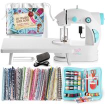 Máquina de Costura Mini Portátil CraftBud com Kit de 122 Peças