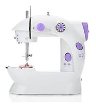 Maquina De Costura Mini Reta Portátil Elétrica Bivolt Pedal - VTR