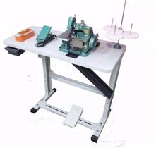 Máquina de Costura Overlock Semi-Industrial c/ Mesa e Motor Acoplado, Ponto Corrente, 1 Agulha, 3 Fios, Transp. Simples, Lubrif. Manual, GN1-6D - Butterfly