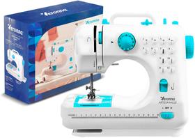 Maquina De Costura Portatil Com Pedal 12 Pontos Bivolt - VERONNA
