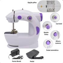 Máquina de Costura Portátil, Compacta e Eficiente, Perfeita para Reparos Rápidos