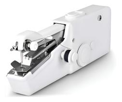 Máquina De Costura Portátil Costuras Rápidas Reparos Sem Fio Cor Branco Máquina De Costura Portátil Costuras Rápidas Reparos Sem Fio Cor Branco