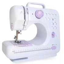 Máquina de costura reta 12 Pontos Compacta Portátil Doméstica branca 127/220 - J.BELLA
