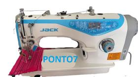 Maquina de costura reta eletronica jack a4-chl-7 ponto 7 mm